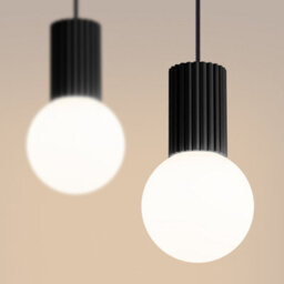 Sollux Lighting Halo Aluminum/glass Black 2 Lights Modern Pendant Lamps - thumbnail 4
