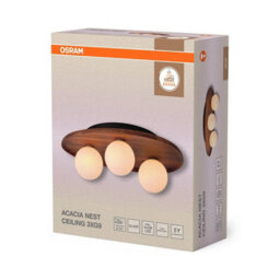 Osram Decor Acacia Nest Ceiling Light 3Xg9 Brown Max 3X5W Led Modern Indoor - thumbnail 2