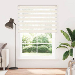 Berkfield Zebra Blind Marble Beige 160X230 Cm Fabric Width 155.9 Cm Polyester - thumbnail 2