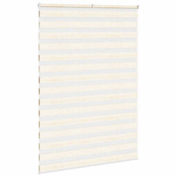 Berkfield Zebra Blind Marble Beige 160X230 Cm Fabric Width 155.9 Cm Polyester - thumbnail 4