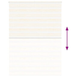 Berkfield Zebra Blind Marble Beige 160X230 Cm Fabric Width 155.9 Cm Polyester - thumbnail 5