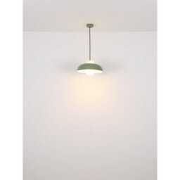 Luminosa Lighting Luminosa Lowe Dome Pendant Ceiling Light Green Matt 1X E27 - thumbnail 5