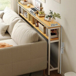 Nordic Console Table Sofa Table Slim Long Hallway Table Entryway Display Shelf - thumbnail 3