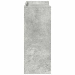 Berkfield Elegant Shoe Rack Concrete Grey 60X25X62 Cm Engineered Wood - thumbnail 5