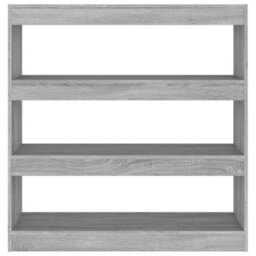 Berkfield Book Cabinet/room Divider Grey Sonoma 100X30X103 Cm - thumbnail 3