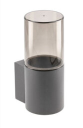 CGC Lighting Cgc Bluebell Dark Grey Anthracite Outdoor Wall Light Smoked Diffuser Modern Design Garden Patio Outside Door Terrace - thumbnail 2