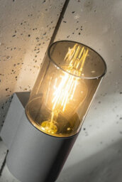 CGC Lighting Cgc Bluebell Dark Grey Anthracite Outdoor Wall Light Smoked Diffuser Modern Design Garden Patio Outside Door Terrace - thumbnail 3