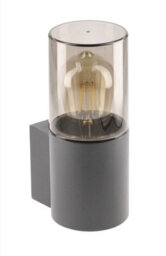 CGC Lighting Cgc Bluebell Dark Grey Anthracite Outdoor Wall Light Smoked Diffuser Modern Design Garden Patio Outside Door Terrace - thumbnail 6