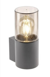 CGC Lighting Cgc Bluebell Dark Grey Anthracite Outdoor Wall Light Smoked Diffuser Modern Design Garden Patio Outside Door Terrace - thumbnail 7