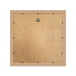 "12X12"" Oak Picture Frame - 12X12"" Square Frame With 11X11"" Mount For 12X12""/11X11"" Pictures Moderrn Style Thin Edge, 1 Pack" - thumbnail 3