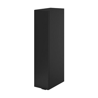 GoodHome Imandra Deep Matt Black Bathroom Single Wall Cabinet (H)90Cm (W)20Cm - image 1