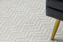 RugsX Carpet Origi 3739 Cream - Frame, Herringbone Flat-Woven Sisal String 78X150 Cm - thumbnail 5