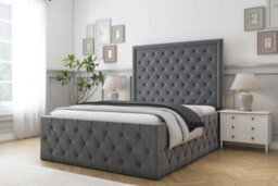 "Sloomy Vienna Armour Coniston Bed Frame With Mattress With 50"" Upholstered Headboard 2'6 Small Single" - thumbnail 2