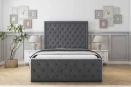 "Sloomy Vienna Armour Coniston Bed Frame With Mattress With 50"" Upholstered Headboard 2'6 Small Single" - thumbnail 1