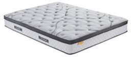 Save On Goods UK 6Ft Super King Pocket Spring 1000 Cooling Gel & Foam Pillow Topped Sprung Mattress, Vacuum Rolled, Boxed - thumbnail 1