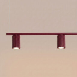 Sollux Lighting Karbon Aluminum Burgundy 4 Lights Modern Chandeliers - thumbnail 4