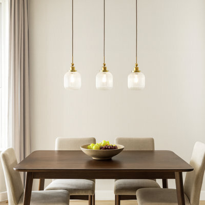 Pagazzi Lighting Pagazzi Riva 3-Light Antique Brass Pendant Bar - image 1