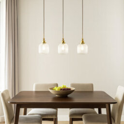 Pagazzi Lighting Pagazzi Riva 3-Light Antique Brass Pendant Bar - thumbnail 1