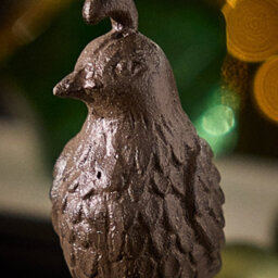 Dibor Antique Brown Partridge Decorative Stocking Hook Fireplace Stocking Holder Christmas Stocking Holder - thumbnail 3