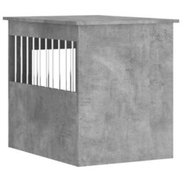 Walplus Concrete Grey Dog Crate Furniture 55X75X65 Cm Engineered Wood End Table - thumbnail 9