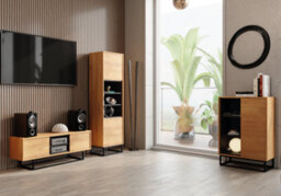 Display Cabinet  Sideboard Cabinet Cupboard Tv Stand Living Room Oak - thumbnail 5