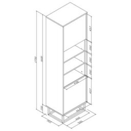 Display Cabinet  Sideboard Cabinet Cupboard Tv Stand Living Room Oak - thumbnail 6