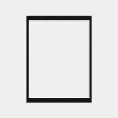 Ak Frames 12X16 Black Picture Mounts To Fit 14X11 Aperture Size - Mount Board Only (No Frame Included) - image 1