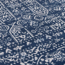 The Rugs Montana Blue Oriental Area Rug And Runner Soft Durable Pet Friendly Easy To Clean Living Room Bedroom Hallway 3716Bl - thumbnail 3
