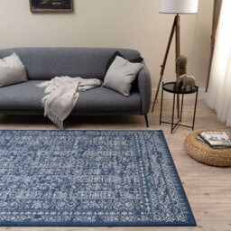The Rugs Montana Blue Oriental Area Rug And Runner Soft Durable Pet Friendly Easy To Clean Living Room Bedroom Hallway 3716Bl - thumbnail 7