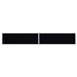 Walplus Retractable Side Awning Garden Sun Shade Canopy Gazebo For Back Door, Porch, Patio Black 200X1200 Cm - thumbnail 2