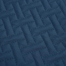 Ohs Geo Pinsonic Blanket Throw Quilted Bedspread, Navy - 150 X 200Cm - thumbnail 6