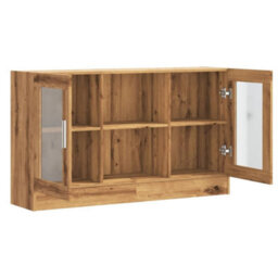Berkfield Sideboard Artisan Oak 120X30.5X70 Cm Engineered Wood - thumbnail 7