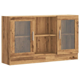 Berkfield Sideboard Artisan Oak 120X30.5X70 Cm Engineered Wood - thumbnail 2