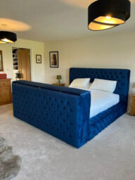 Stratus Interiors Ambassador Tv Bed With Storage Chesterfield Platform Style Plush Velvet - Doorstep Delivery Only No Assembly - Double - No Storage - thumbnail 6