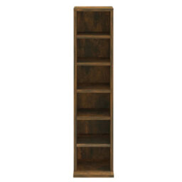Vidaxl Cd Cabinet Smoked Oak 21X20X88 Cm Engineered Wood - thumbnail 5