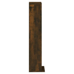 Vidaxl Cd Cabinet Smoked Oak 21X20X88 Cm Engineered Wood - thumbnail 6