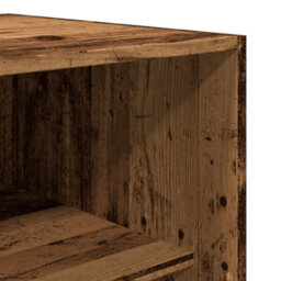 Berkfield Wardrobe Old Wood 80X50X200 Cm Engineered Wood - thumbnail 7