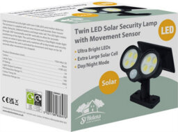 St Helens Home & Garden Outdoor Solar Light Motion Sensor Solar Security Flood Light With Ground Spike - thumbnail 4