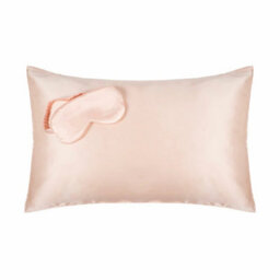 Xample Cocoonzzz Mulberry Silk Pillowcase & Eyemask Set 16 Momme, Anti-Frizz, Skin-Friendly, Gift Boxed, Pink - thumbnail 4