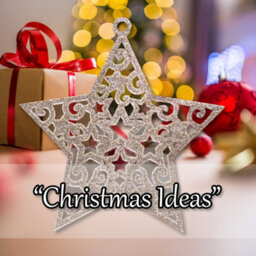 Christmas Tree Decoration Hanging Glitter Stars 6 Champagne - thumbnail 5