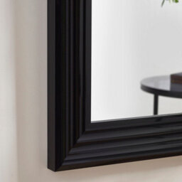 Julian Bowen Tokyo Gloss Black Dress Mirror, Plastic Frame, Rectangular, Full Length, Freestanding, 115 X 45 X 3.5Cm - thumbnail 5