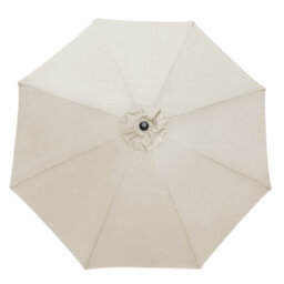 Sundaze 3M Cream Round Garden Parasol Unbrella Outdoor Patio Crank Tilt With Base - thumbnail 5