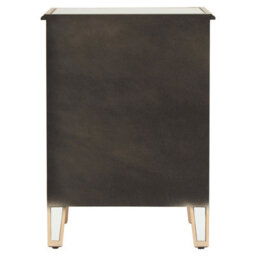 Orsina Mirrored Top Side Table, Stylish Side Table By Couch For Livingroom, Sleek Small Lounge Table For Tea - thumbnail 4