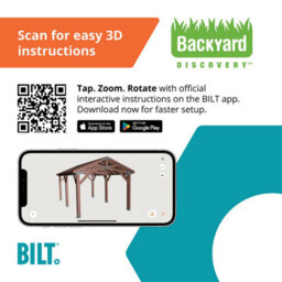 Backyard Discovery Norwood Cedar Wood Outdoor Patio Gazebo/carport With Powerport 6M X 3.7M (20Ft X 12Ft) - thumbnail 9