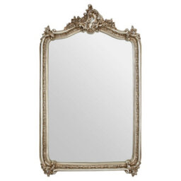 Orsina Exquisite Ornate Champagne Wall Mirror,lounge Mirror With Intricate Floral Motifs,decorative Framed Mirror - thumbnail 1