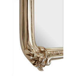 Orsina Exquisite Ornate Champagne Wall Mirror,lounge Mirror With Intricate Floral Motifs,decorative Framed Mirror - thumbnail 4