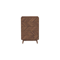 Kidsaw Lv44, 5 Drawer Chest, Columbian Walnut - thumbnail 2