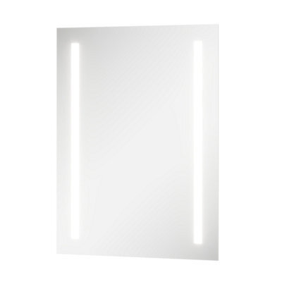 Plum&clay Sarena Battery Powered Rectangular Led Bathroom Mirror (W)50Cm (H)70Cm - image 1