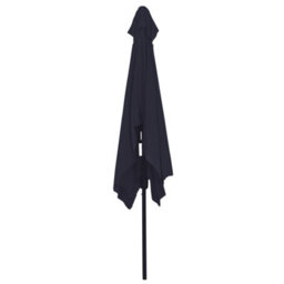 VRUC Outdoor 2X3M Parasol - Crank Up & Tilt Garden Parasol Umbrella Black And Base - thumbnail 2