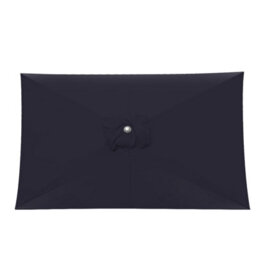 VRUC Outdoor 2X3M Parasol - Crank Up & Tilt Garden Parasol Umbrella Black And Base - thumbnail 3